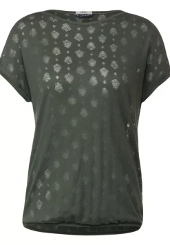 Shirt Mit Burn Out Print