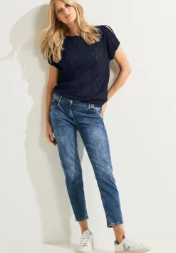 Shirt Mit Burn Out Print