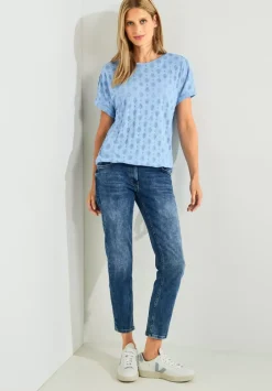 Shirt Mit Burn Out Print