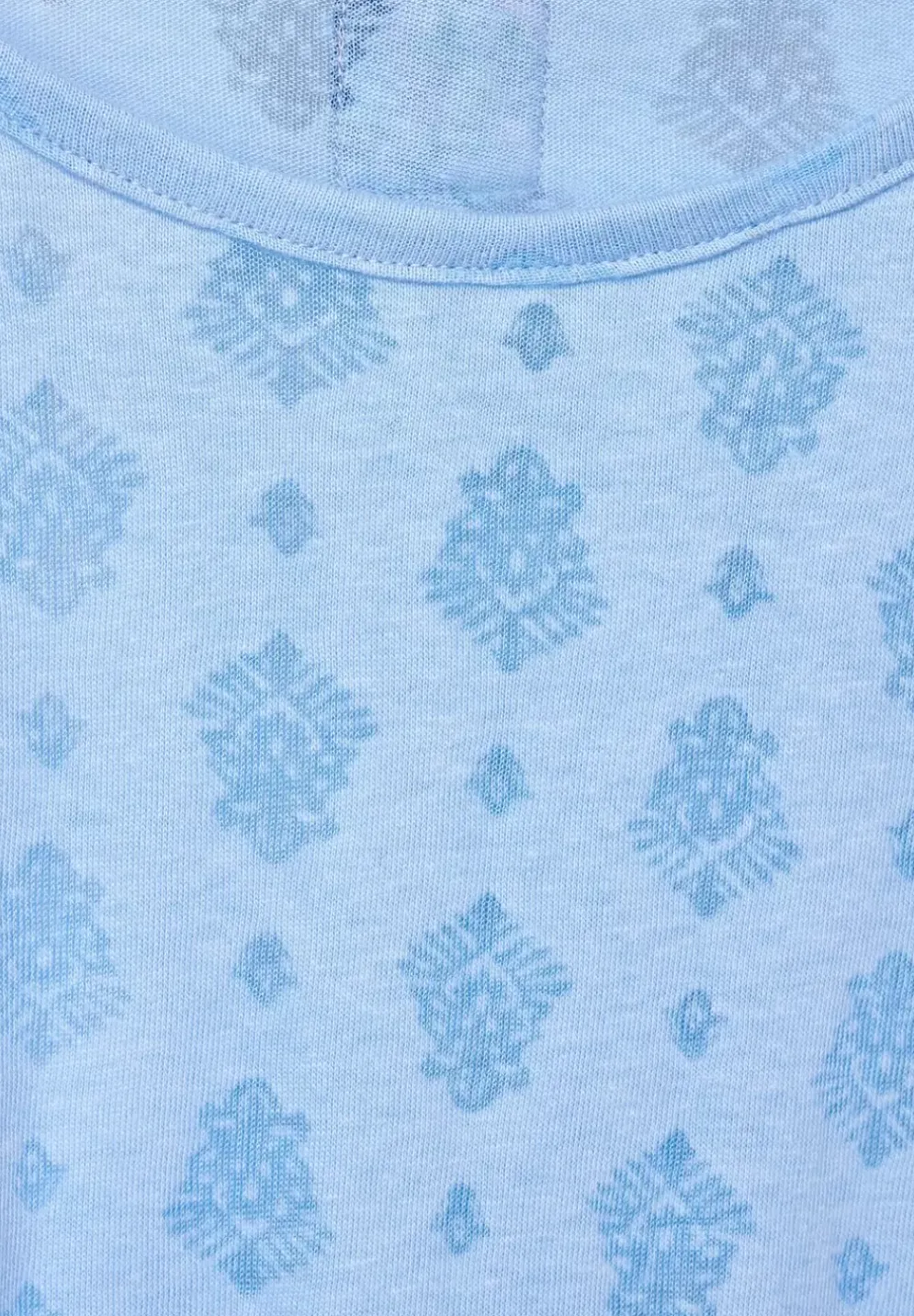 Shirt Mit Burn Out Print