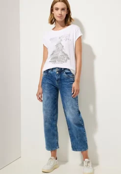 Shirt Mit Eiffelturm Print