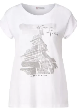 Shirt Mit Eiffelturm Print