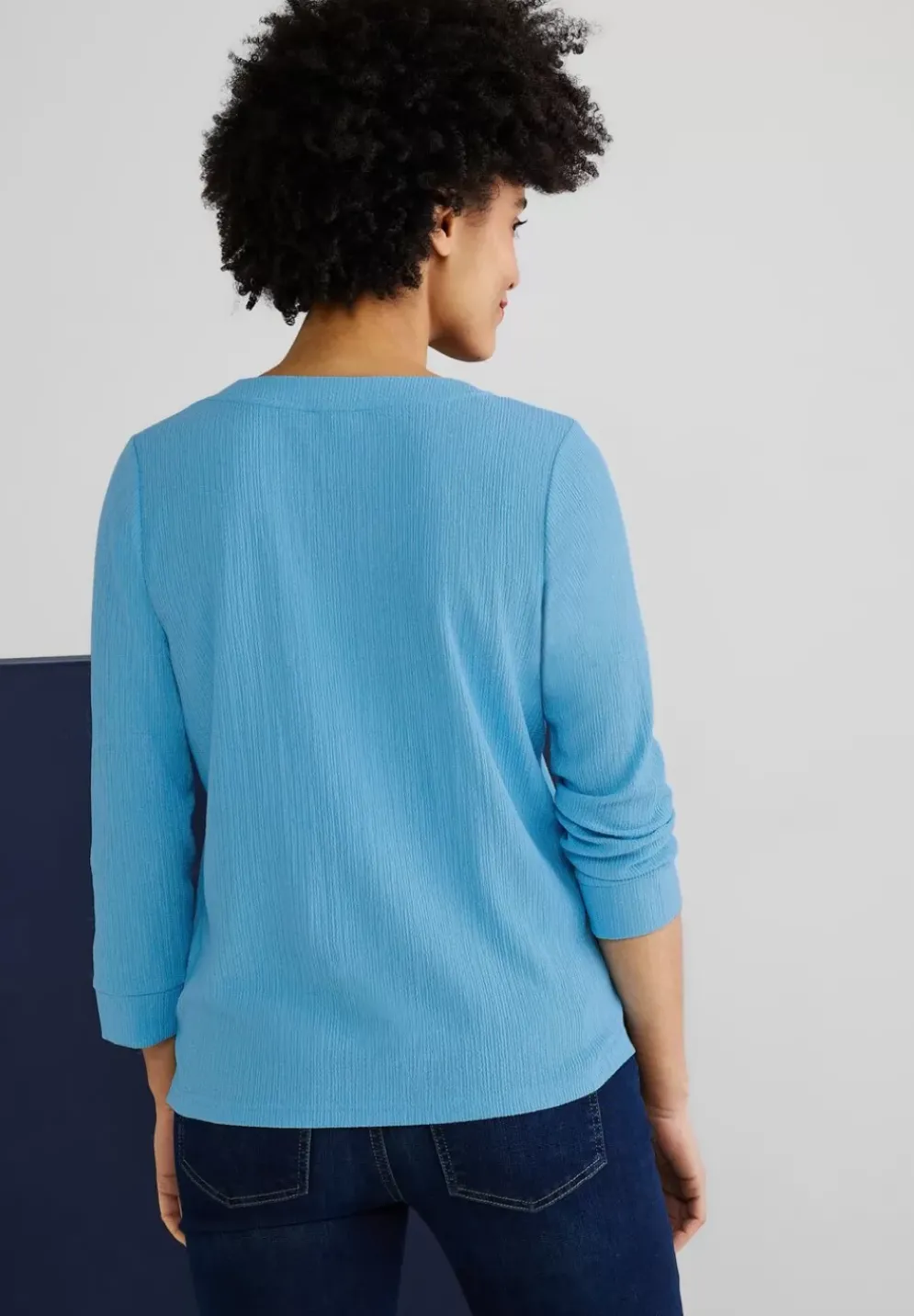 Shirt Mit Feiner Struktur