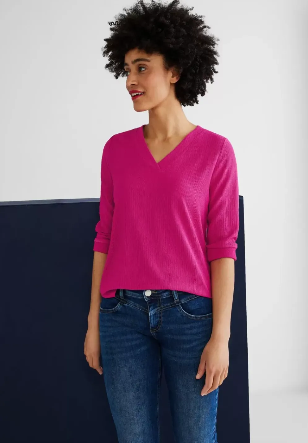 Shirt Mit Feiner Struktur