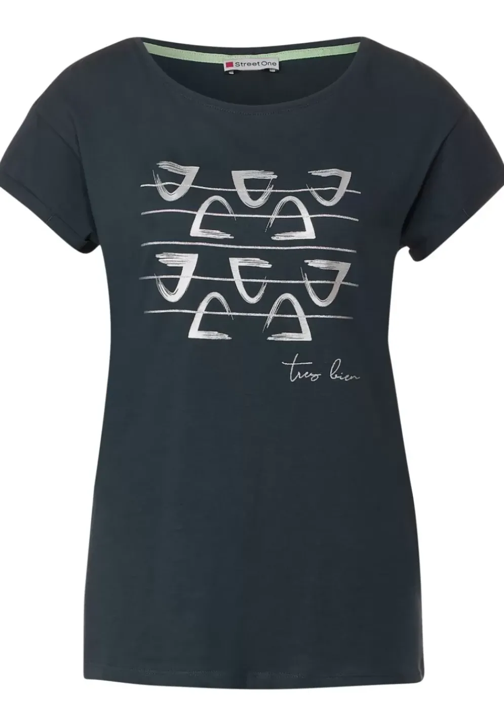 Shirt Mit Folienprint