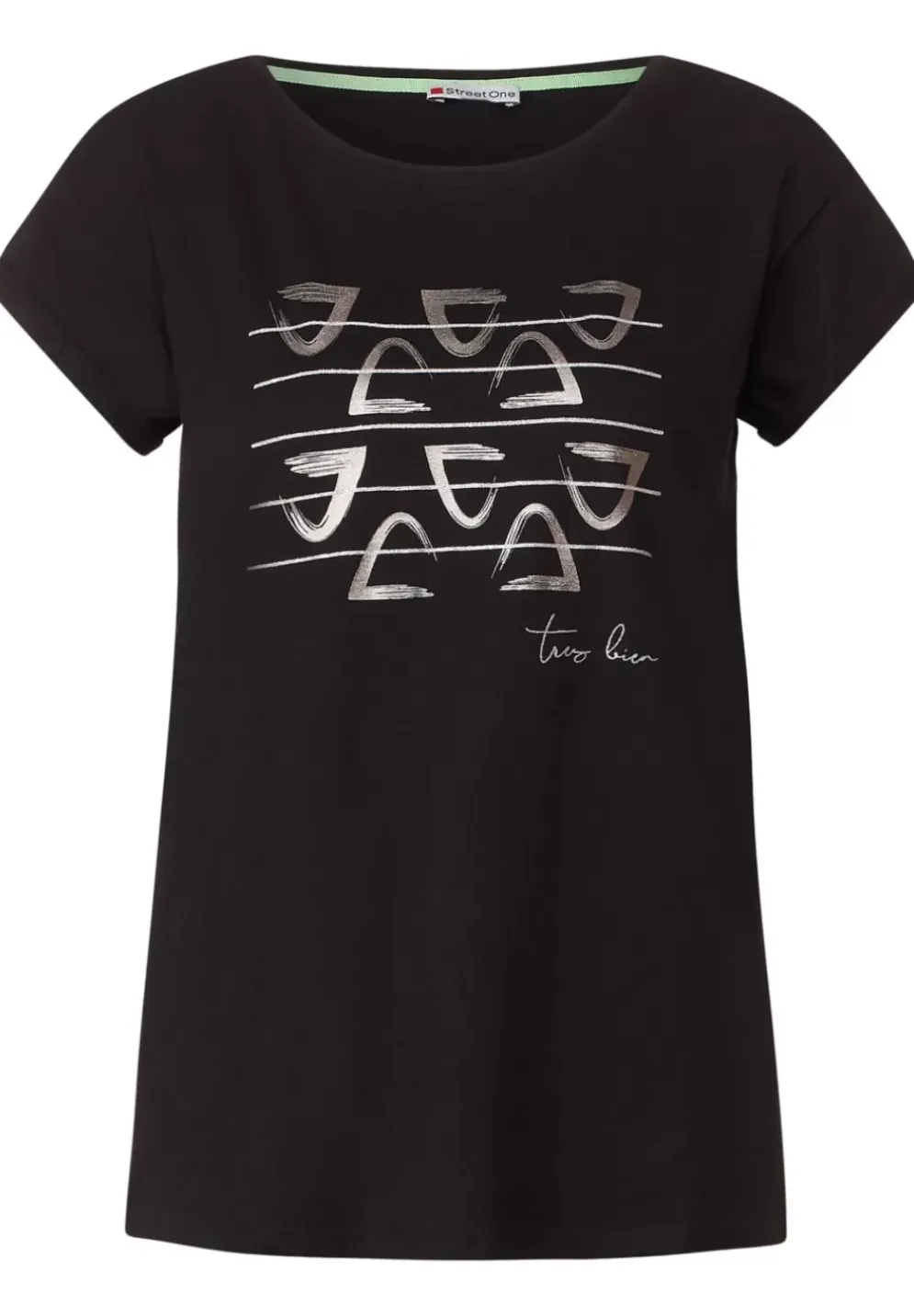 Shirt Mit Folienprint