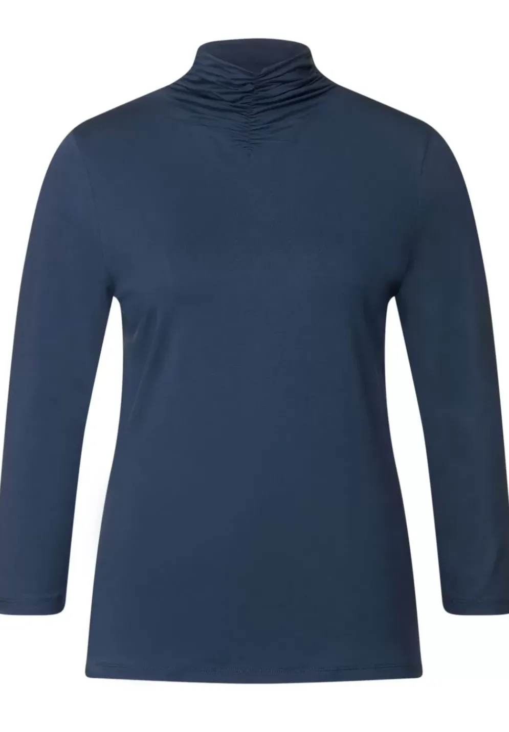 Shirt Mit Gerafftem Kragen