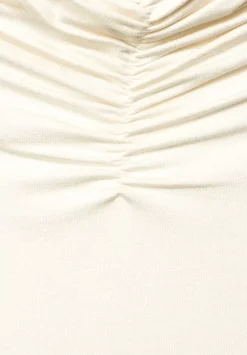 Shirt Mit Gerafftem Kragen