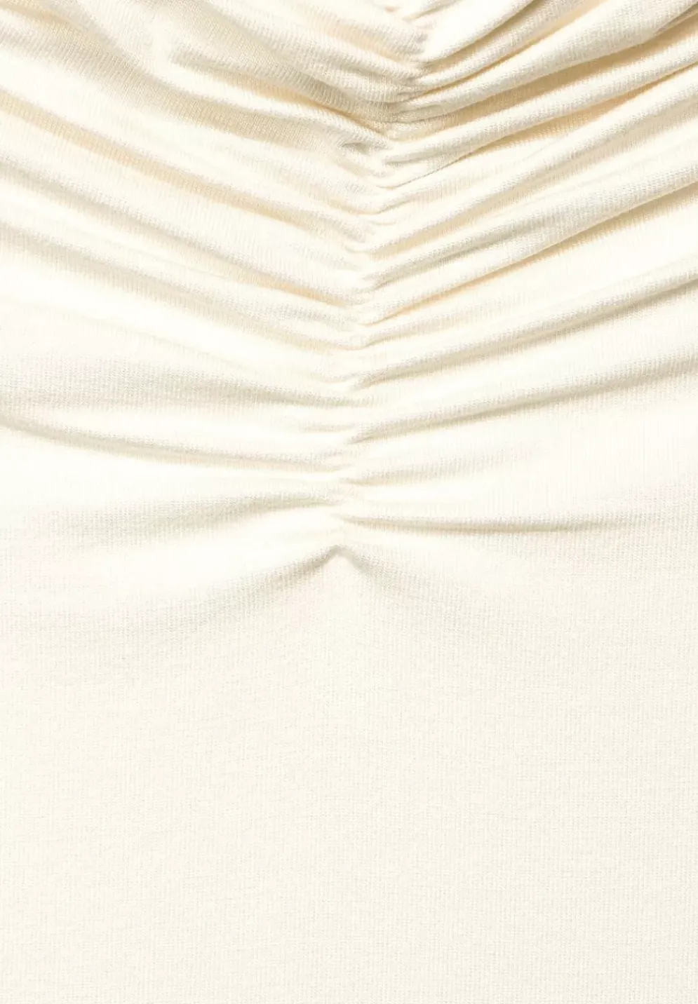 Shirt Mit Gerafftem Kragen