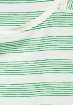 Shirt Mit Geraffter Schulter