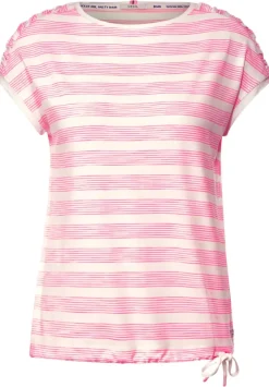 Shirt Mit Geraffter Schulter