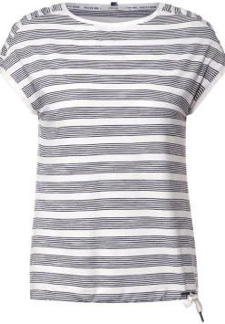 Shirt Mit Geraffter Schulter