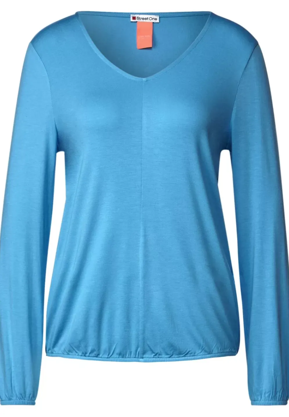 Shirt Mit Gummizug Im Saum