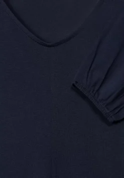 Shirt Mit Gummizug Im Saum