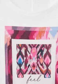 Shirt Mit Ikat-Partprint