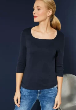 Shirt Mit Karree Ausschnitt