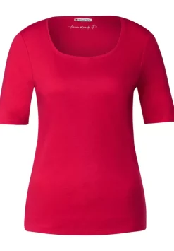 Shirt Mit Karree Ausschnitt