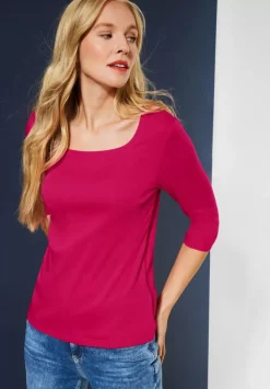 Shirt Mit Karree Ausschnitt