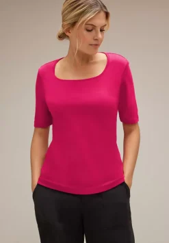 Shirt Mit Karree Ausschnitt