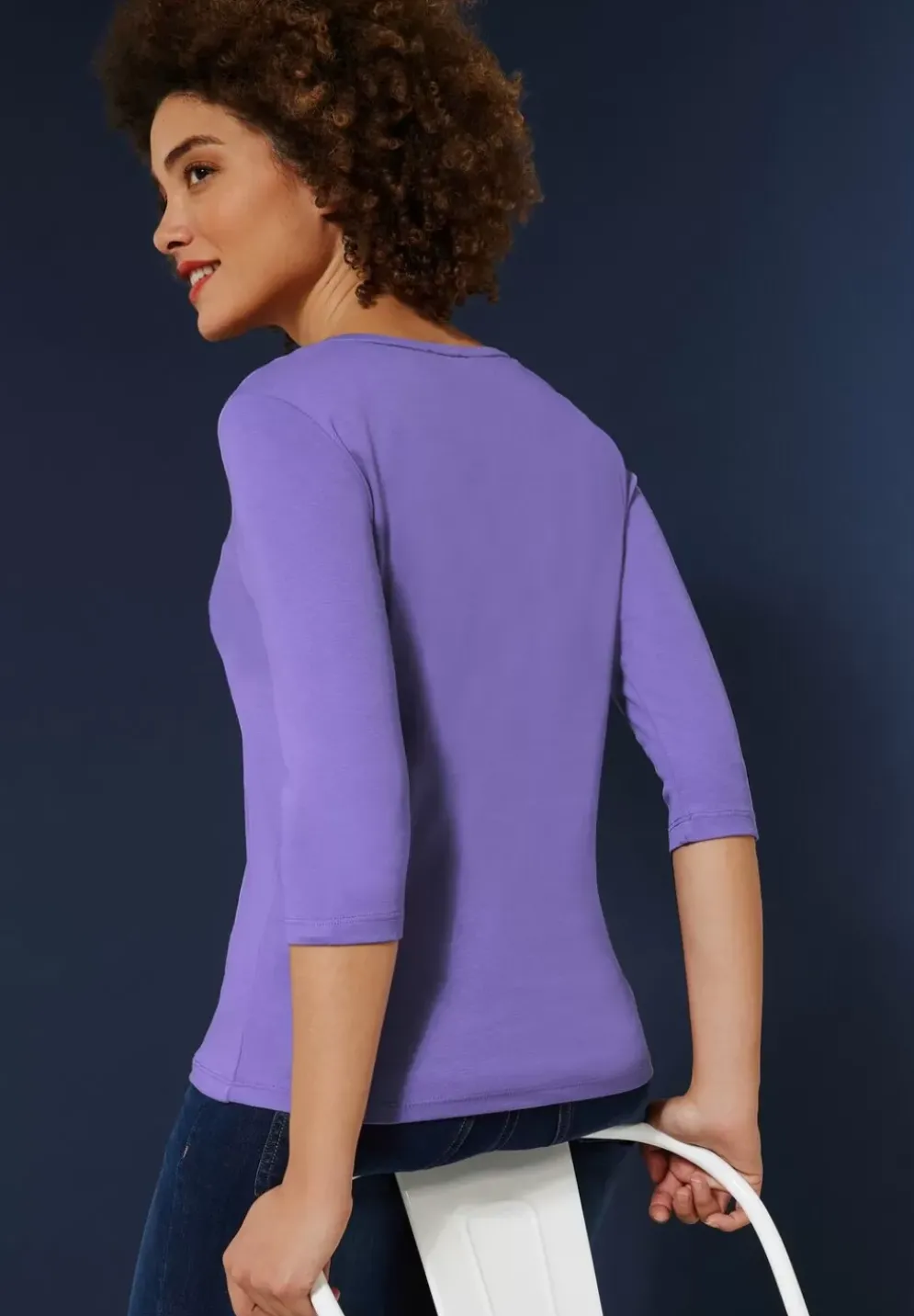 Shirt Mit Karree Ausschnitt