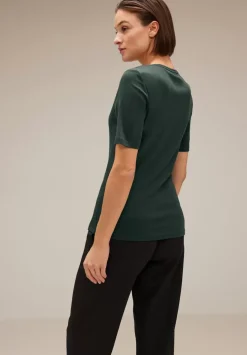 Shirt Mit Karree Ausschnitt