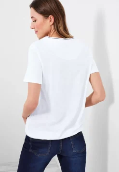 Shirt Mit Kurzer Knopfleiste