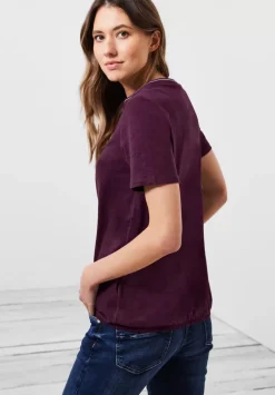 Shirt Mit Kurzer Knopfleiste