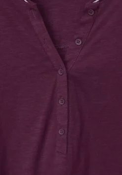 Shirt Mit Kurzer Knopfleiste