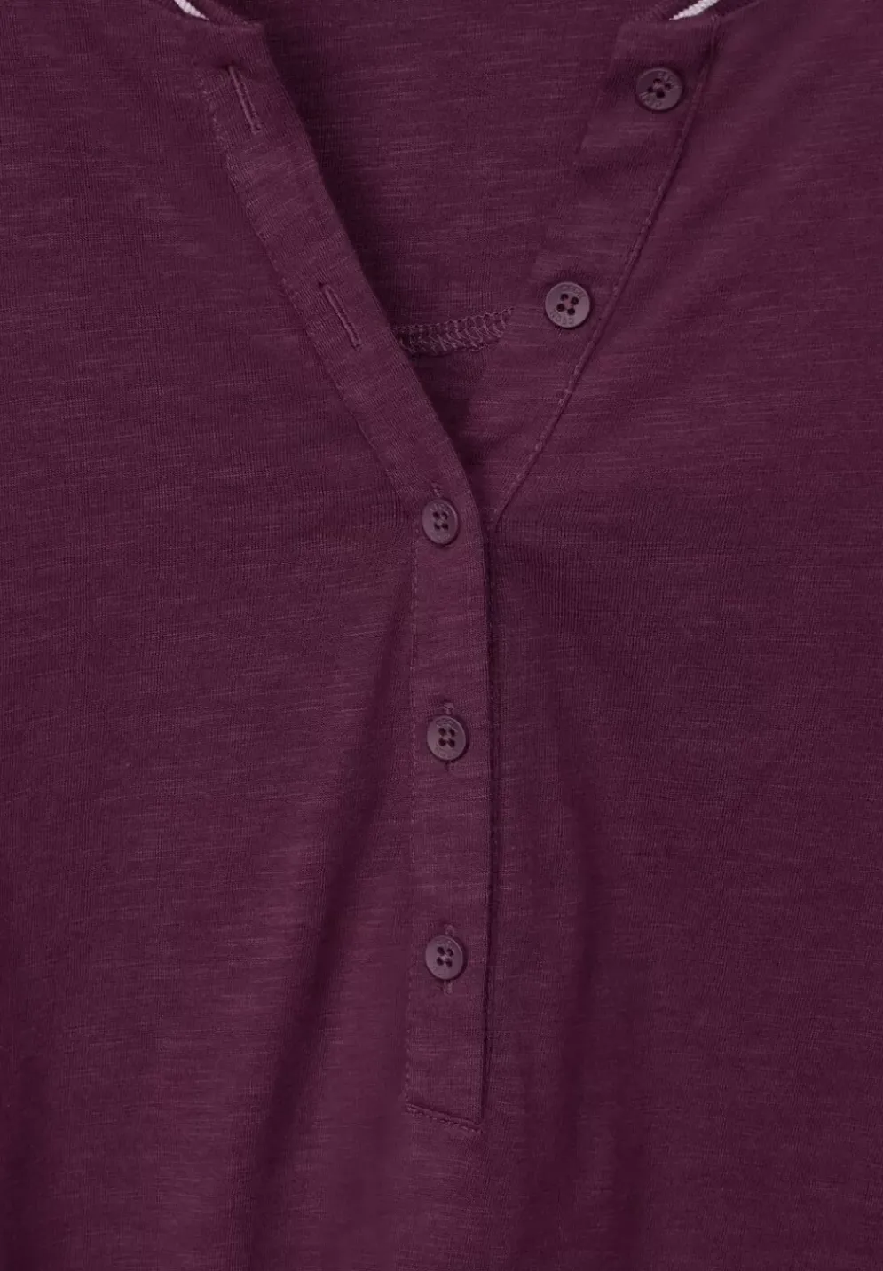 Shirt Mit Kurzer Knopfleiste