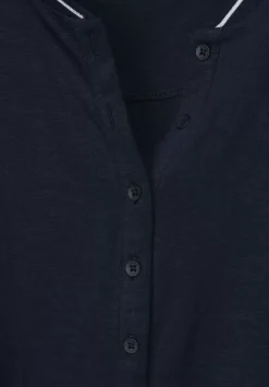 Shirt Mit Kurzer Knopfleiste