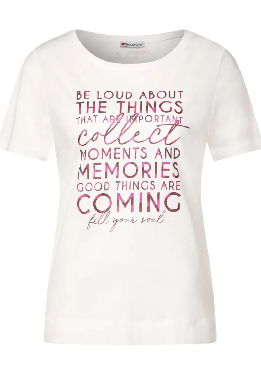 Shirt Mit Multicolor Wording