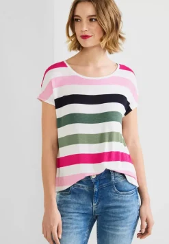 Shirt Mit Multicolorstreifen