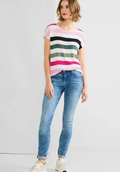Shirt Mit Multicolorstreifen