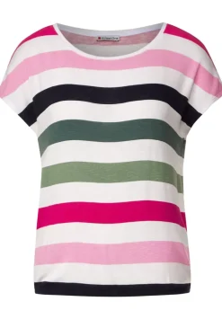 Shirt Mit Multicolorstreifen