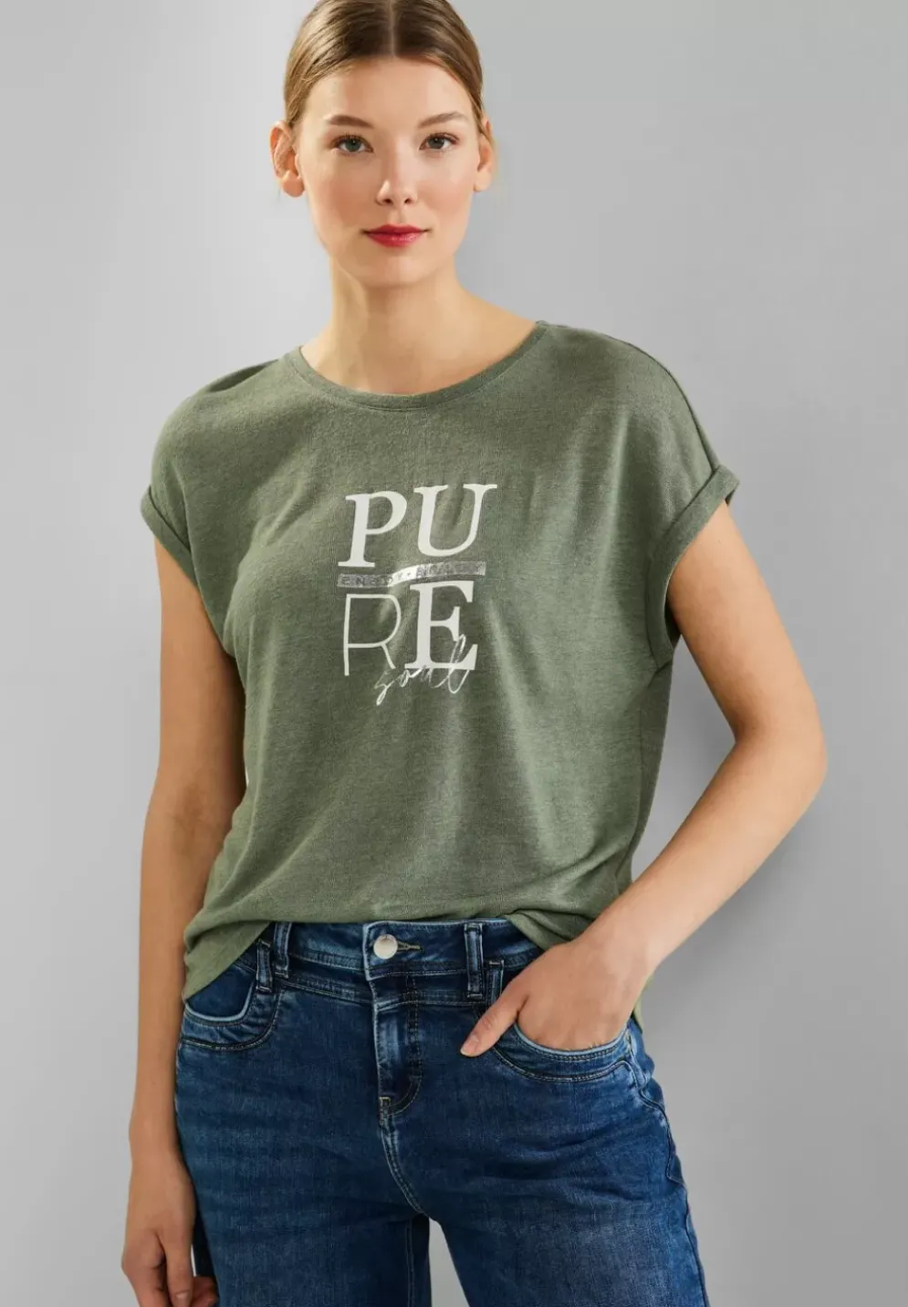 Shirt Mit Partprint
