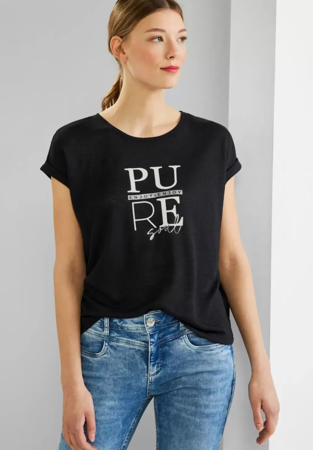 Shirt Mit Partprint