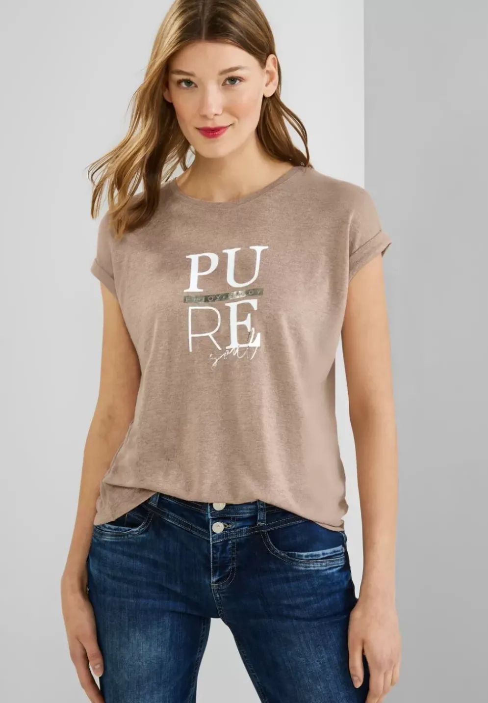 Shirt Mit Partprint