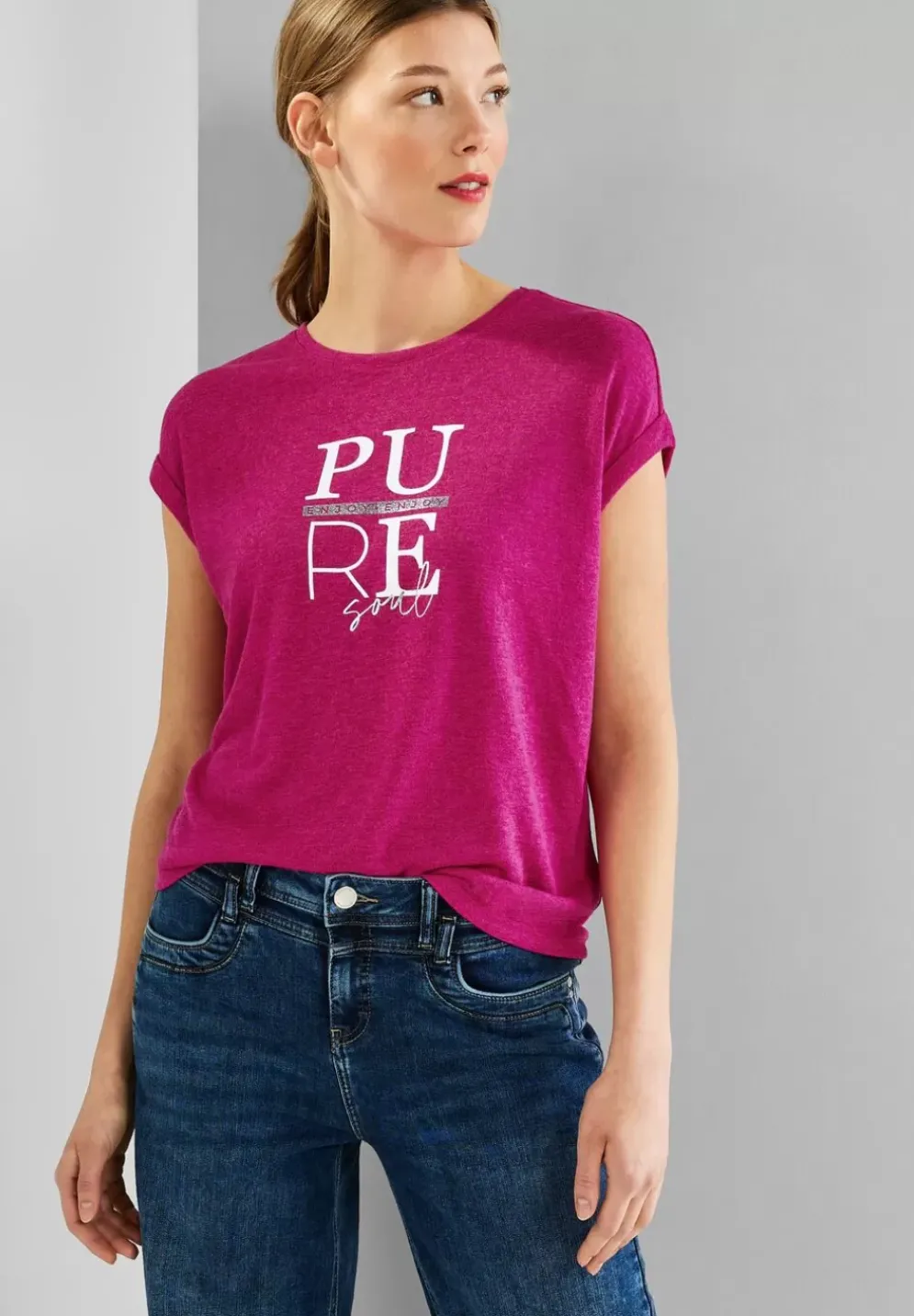 Shirt Mit Partprint