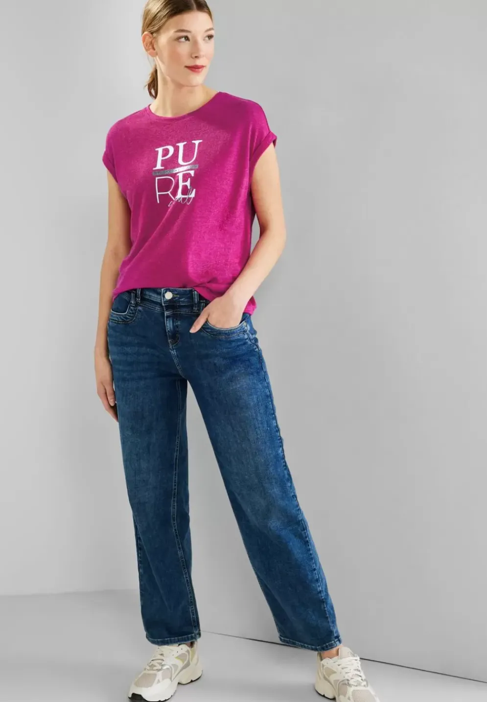 Shirt Mit Partprint