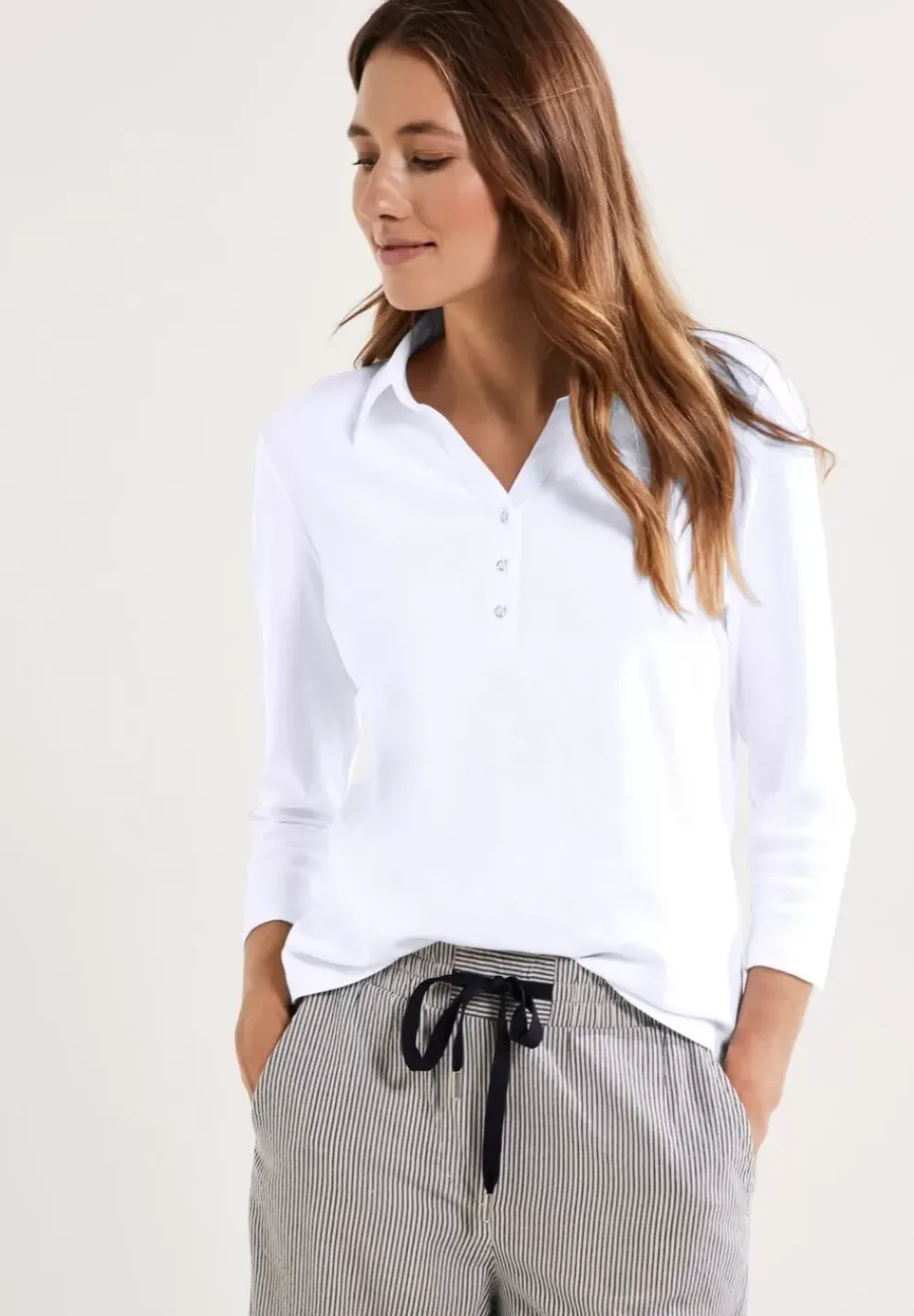 Shirt Mit Polokragen