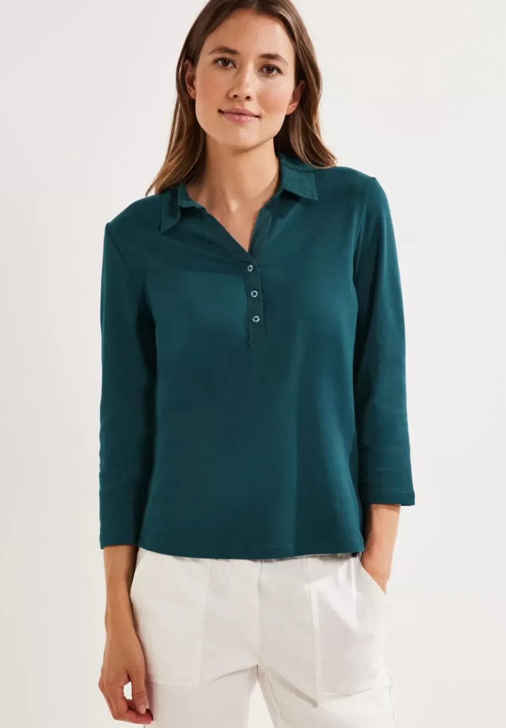 Shirt Mit Polokragen