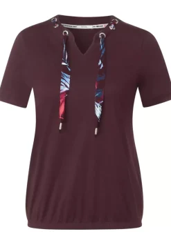 Shirt Mit Print Tunnelzgband