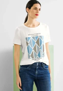 Shirt Mit Rhombus Partprint