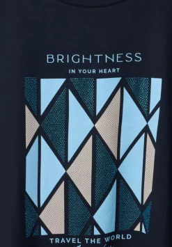 Shirt Mit Rhombus Partprint
