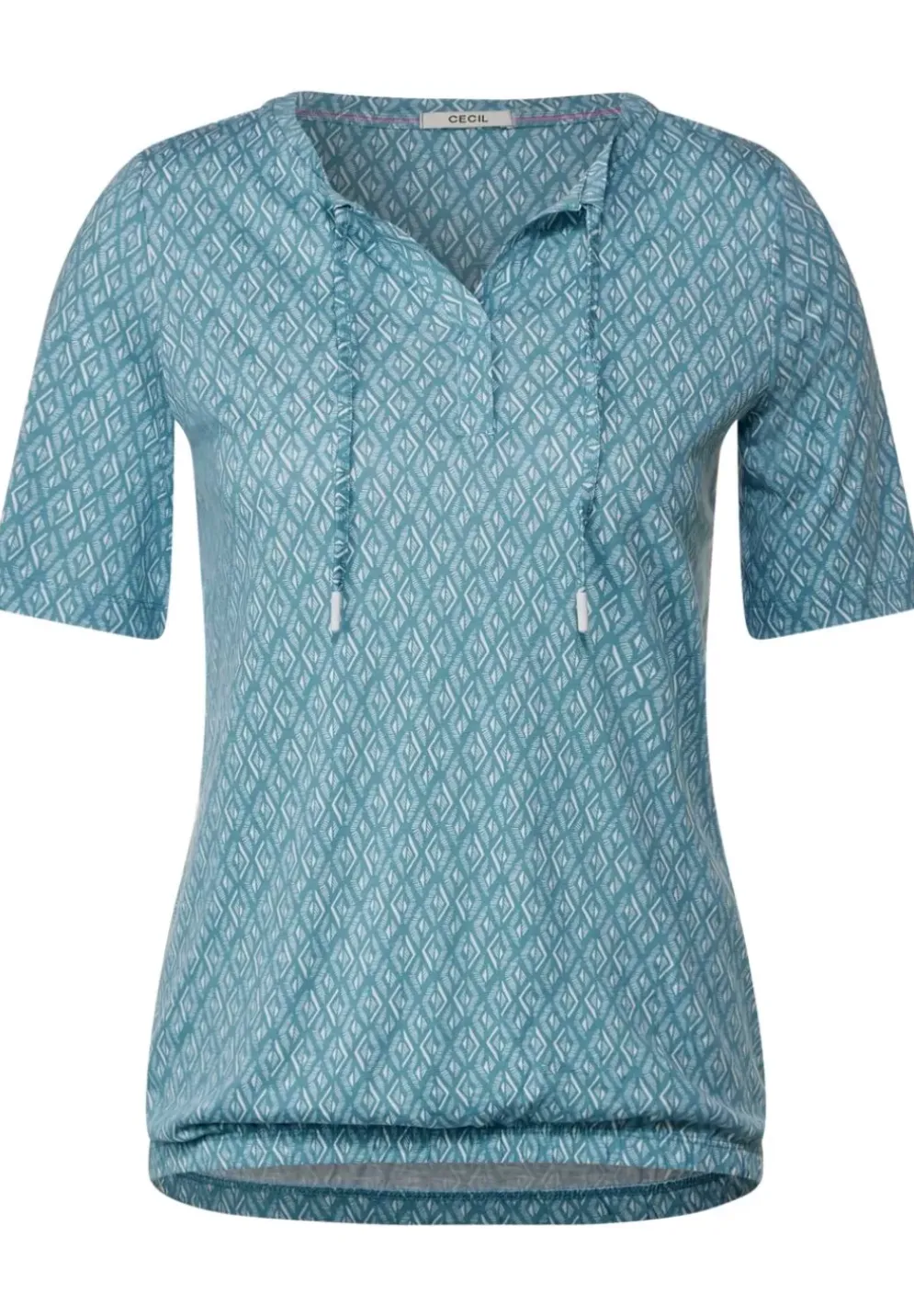 Shirt Mit Rhombus Print