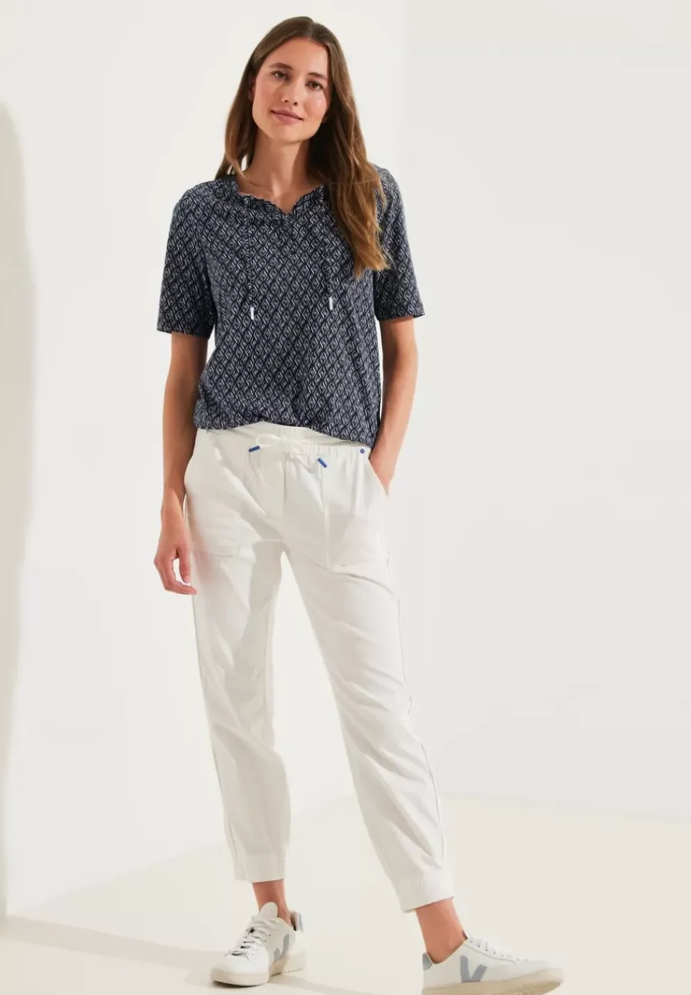Shirt Mit Rhombus Print