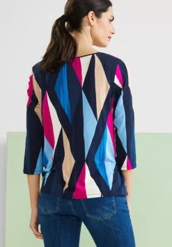 Shirt Mit Rhombus Print