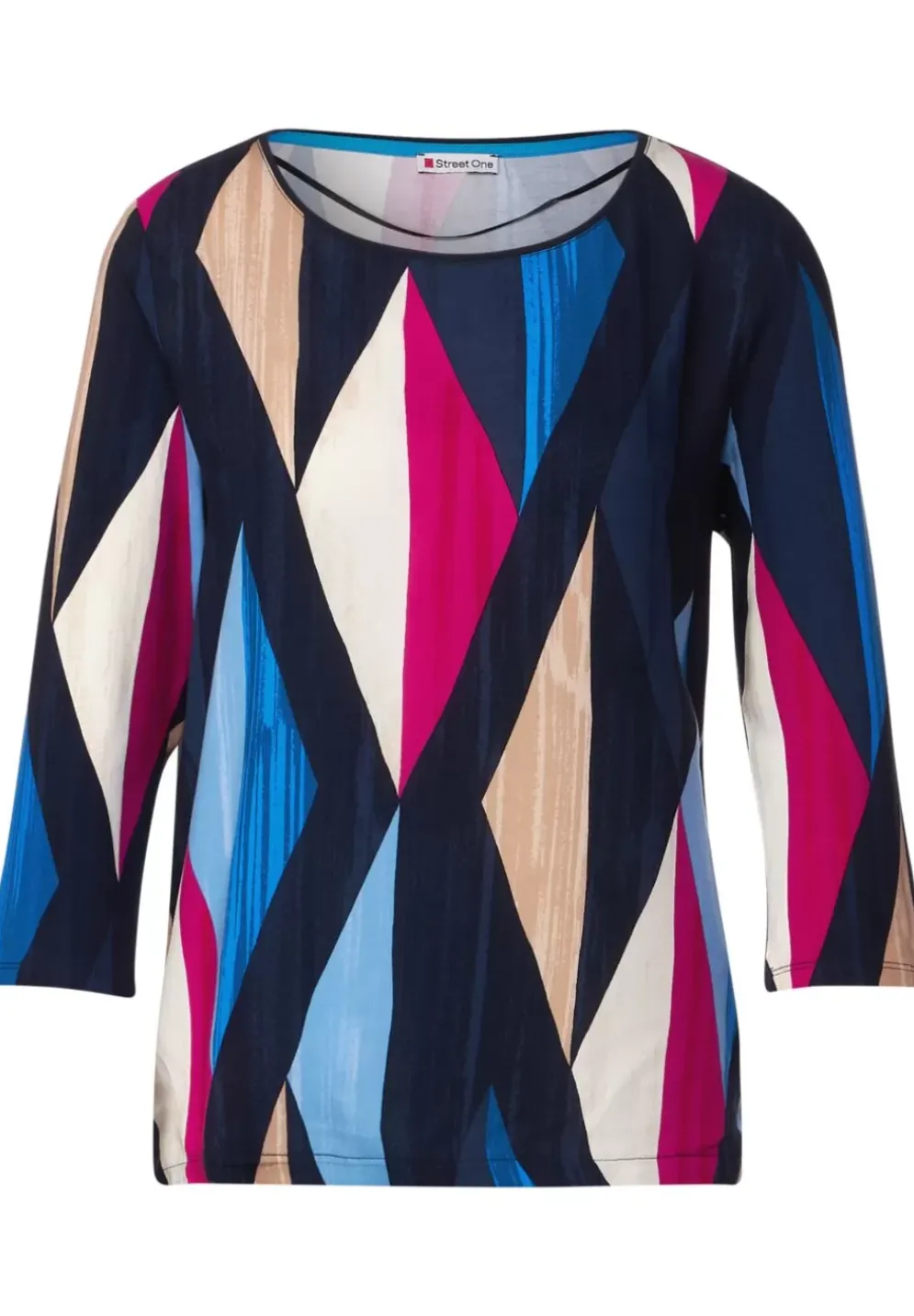 Shirt Mit Rhombus Print