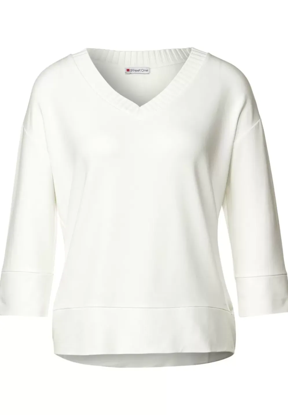 Shirt Mit Rippausschnitt