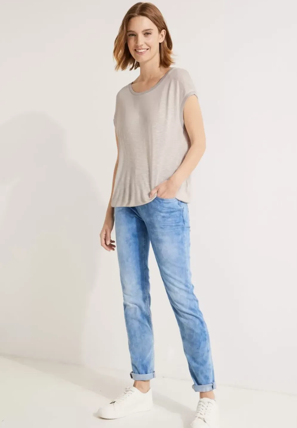 Shirt Mit Schimmerdetails